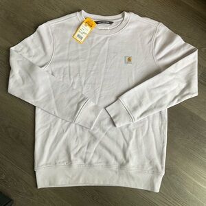 NWT Carhartt TENCEL™ Fiber Series Relaxed Fit Light Purple Crewneck Sweatshirt